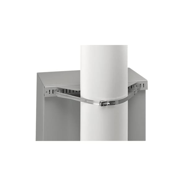 Pole-Mount Kit, fits B=16.00, Stainless Steel