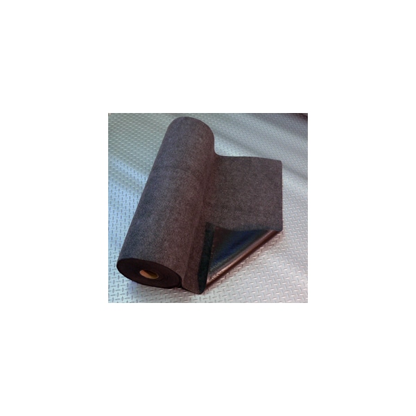 Sorbent Rug, Oil, 36 in x 150 ft, Gray