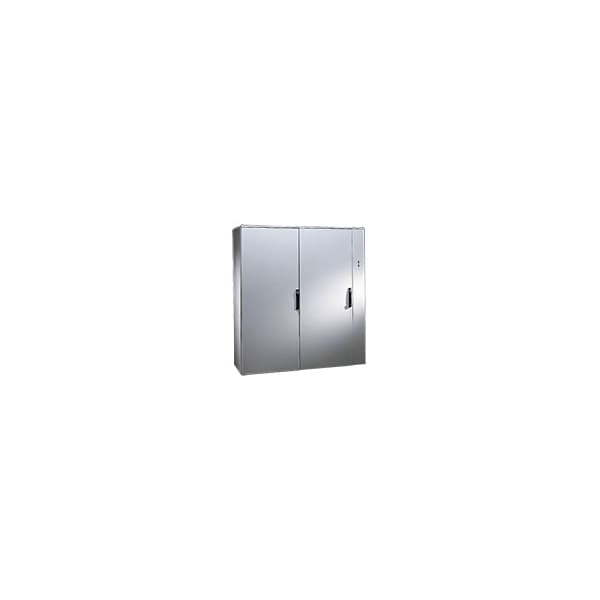 Latch Electrical Enclosures, 62.99 in H, 23.62 in D, 62.99 in W, NEMA 12, Mild Steel