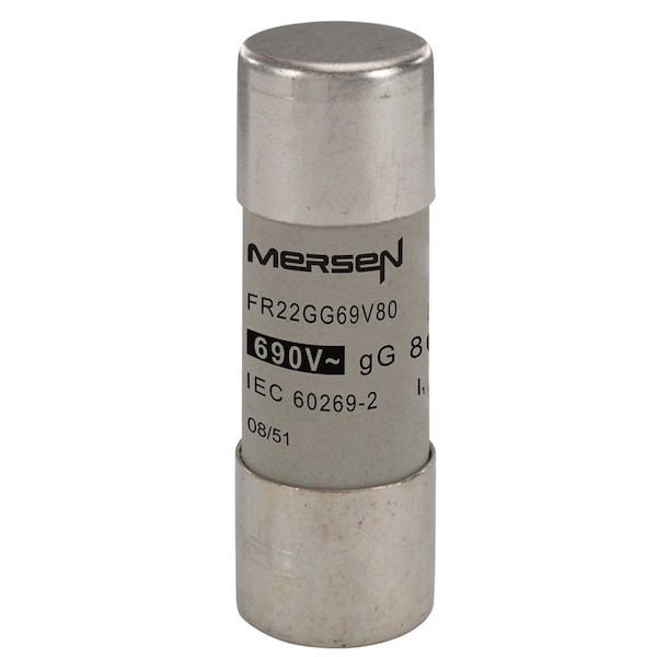 Midget Fuse, 80A, 690V AC, 120kA
