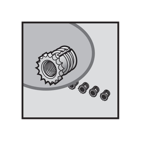 Brass Insert Kit, Fits Qline I, Brass