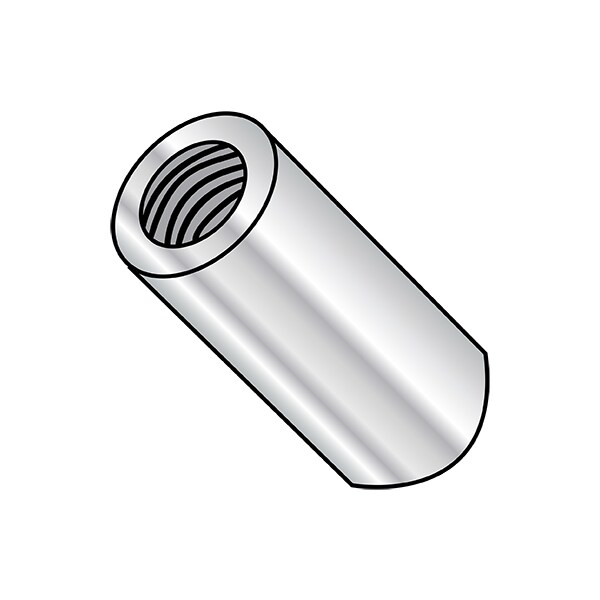 Round Standoffs, #4-40 Thrd Sz, 3/4 in Bd L, Aluminum 3/16 in OD, 1000 PK