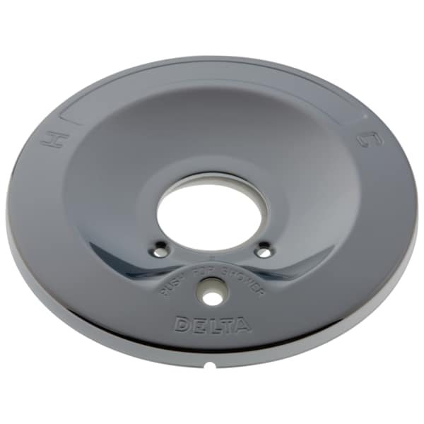 Delta Escutcheon - Push-Button Diverter - 600 Series Chrome