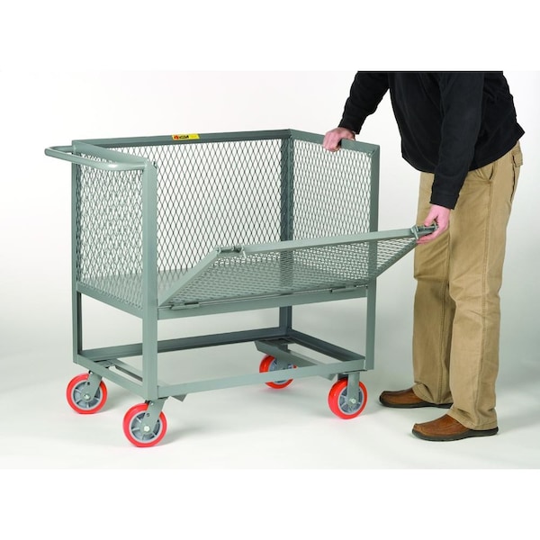 12 ga. Steel Mesh Truck 2000 lb. Capacity, 53"L x 30"W x 40"H