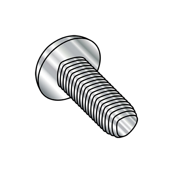 #10-24 x 1 in Phillips Pan Machine Screw, Wax Steel, 1000 PK