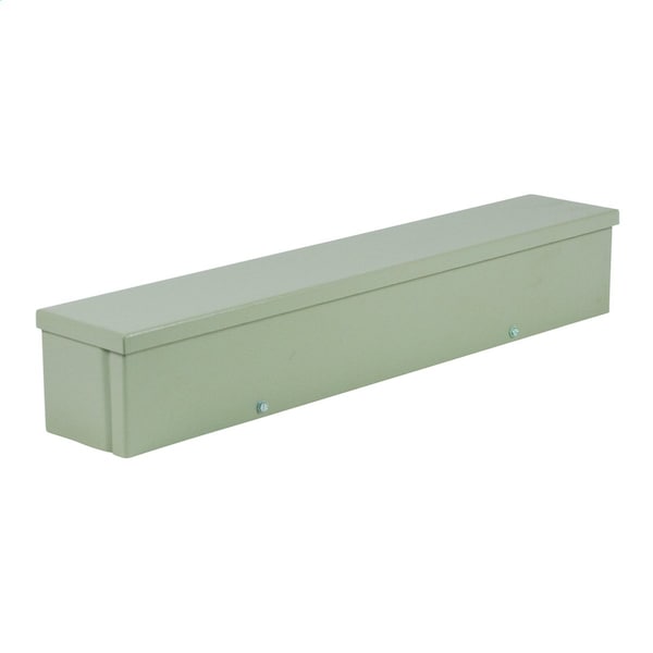 Screws Electrical Enclosures, 8 in H, 18 in D, 8 in W, 3R, Carbon Steel