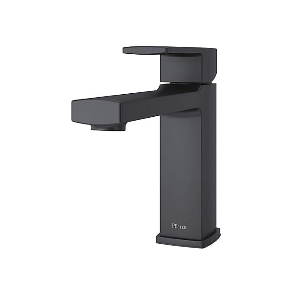 Single Handle Deckard Single Control, 1 Hole, Roman Tub, Matte Black 1 Hole