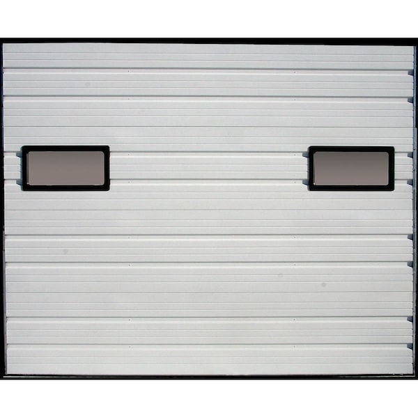 Dock Door Embossed Wht Stl, Painted Acryl