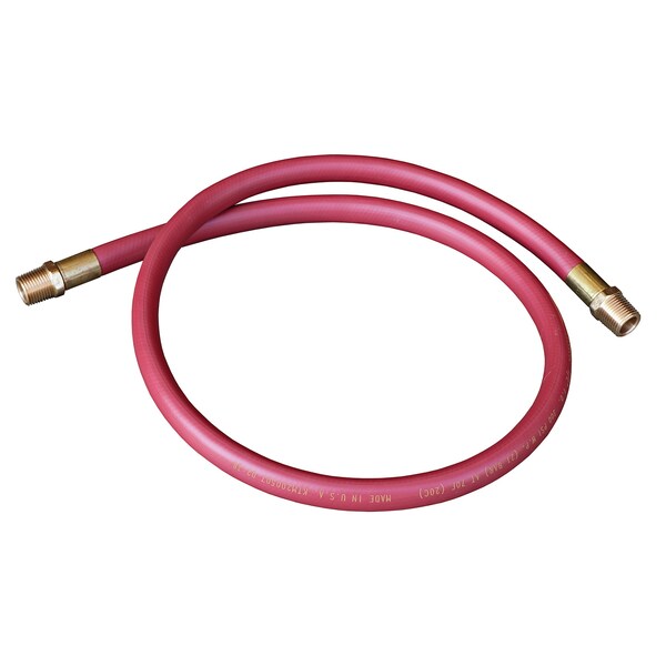 Hose Assembly, 1/2" Hose Diameter, 4 ft. Length, 300 psi Max. Pressure