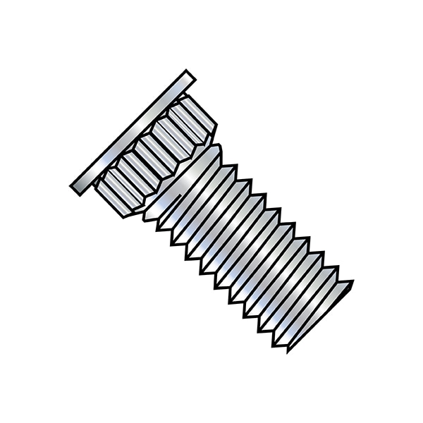 Captive Panel Screw, #10-32 Thrd Sz, 3/4 in Lg, Flush, Bronze