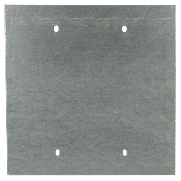 Electrical Box Cover, Rectangular, Carbon Steel, Flush Cover
