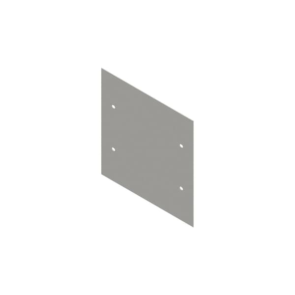 Electrical Box Cover, Rectangular, Carbon Steel, Flush Cover