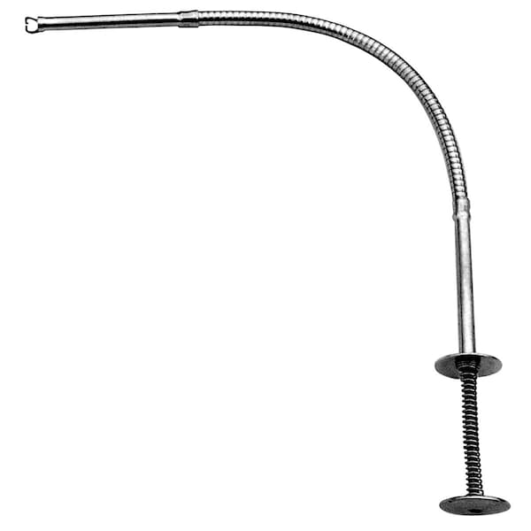 Chrome 2 Jaw Mechanical Finger W/ 8" Fle