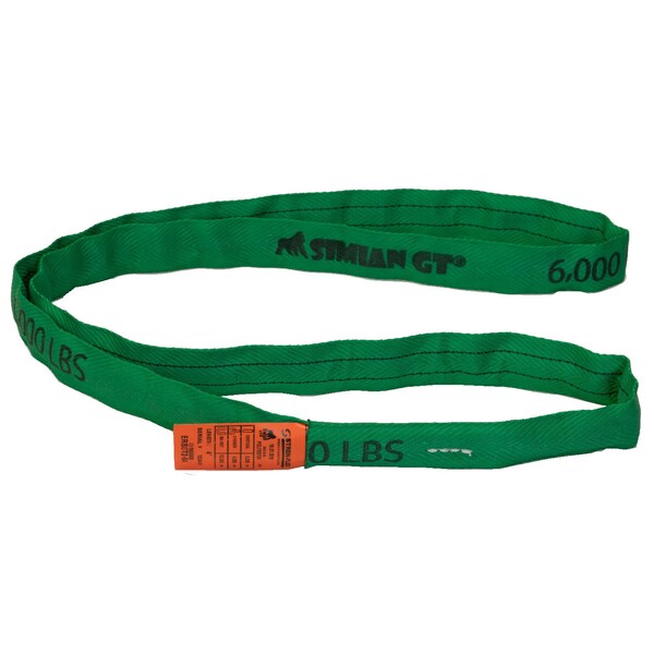 Round Sling, Endless, 7/8in. Dia, 3ft. L