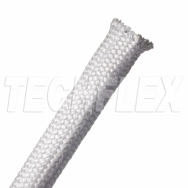 Braided Cable Sleeve, 1 in Inside Dia., 1-5/32 in Max Bundle Dia., 50 ft, Natural