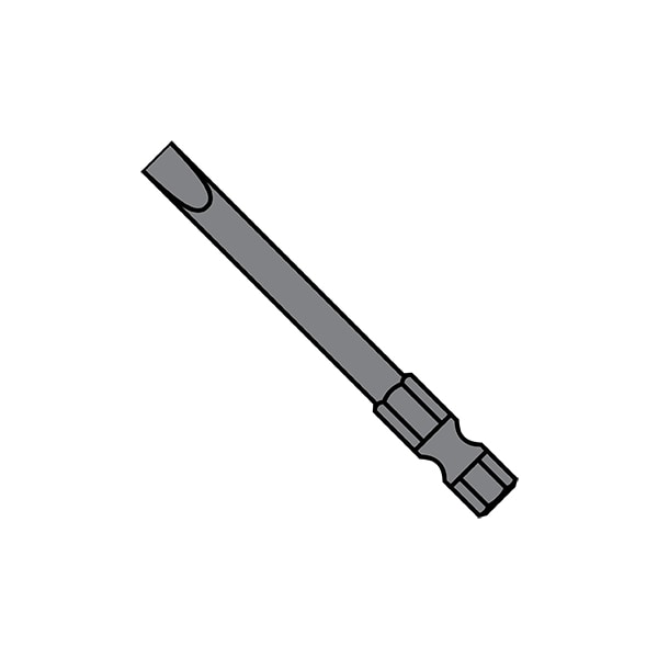 10-12X1 15/16 SLOTTED POWER BIT PLAIN, PK60