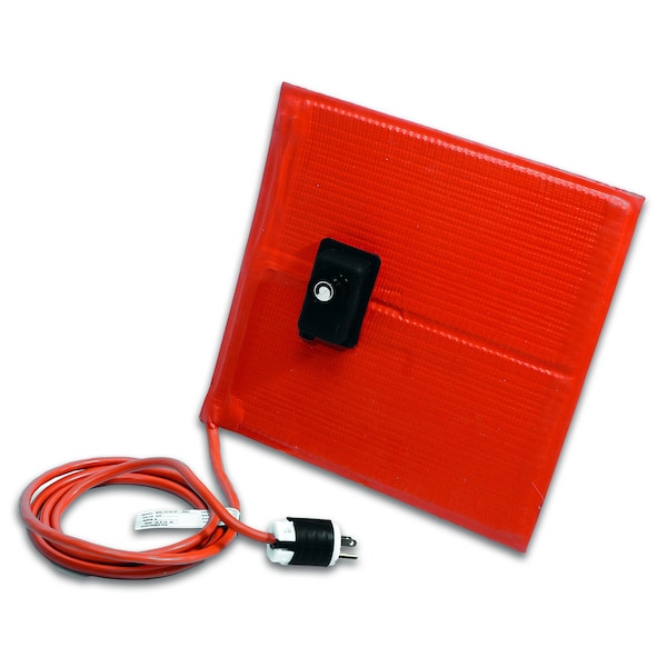 Heating Blanket, Temperature Control, 120V, 12" W x 12" L
