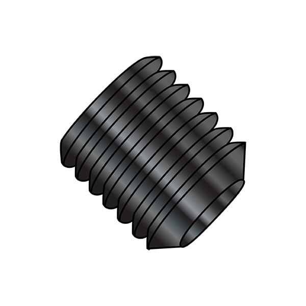10-32X3/16 FINE SOCKET SET SCR FLAT PLAIN, PK100