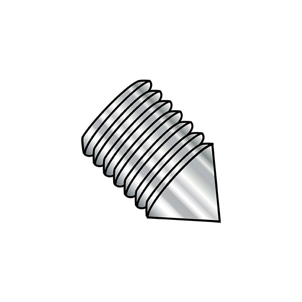 10-32X1 FINE SOCKET SET SCR CONE BLACK OX & OIL, PK5000