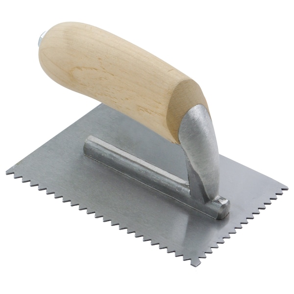 V-Notch Midget Trowel, 1/4" x 3/16