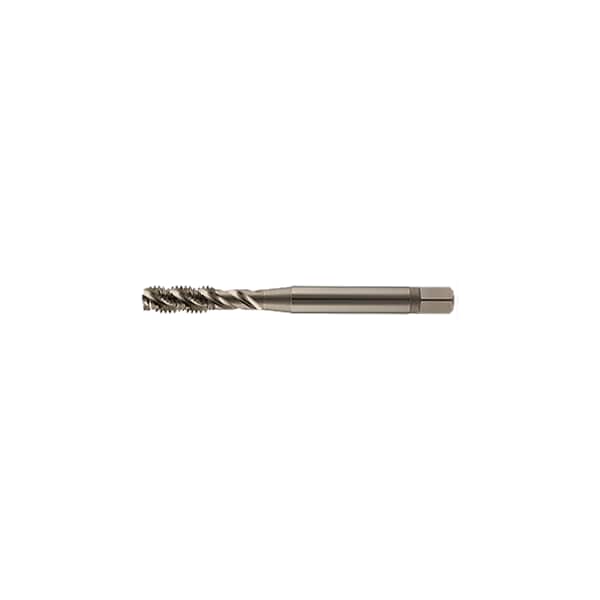 Spiral Flute Tap, #10-24, UNC, 4 Flutes, Bright