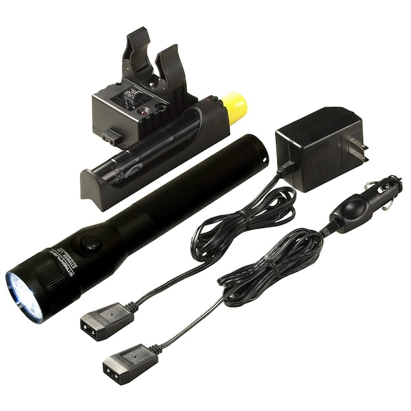 Stinger Led Rechargeable Flashlight W/ Ac/Dc/1 Piggyback Holder