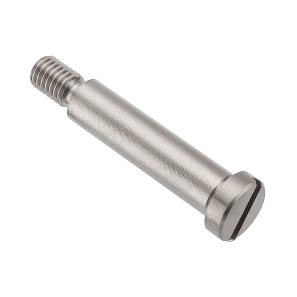 Shoulder Screw, 6g Thr Sz, 13mm Thr Lg, 40 mm Shoulder Lg, 18-8 Stainless Steel