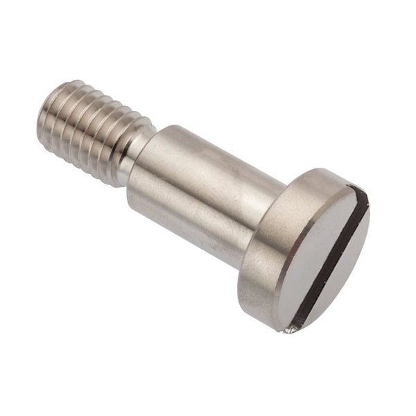 Shoulder Screw, 6g Thr Sz, 16mm Thr Lg, 20 mm Shoulder Lg, 316 Stainless Steel