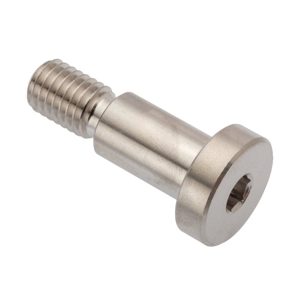 Shoulder Screw, 6g Thr Sz, 16mm Thr Lg, 25 mm Shoulder Lg, 316 Stainless Steel