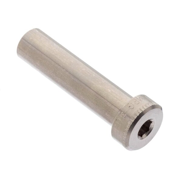 Shoulder Screw, 2B Thr Sz, 1/4 in Thr Lg, 2 in Shoulder Lg, 18-8 Stainless Steel