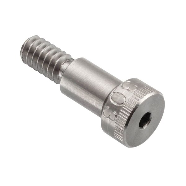 Shoulder Screw, 3A Thr Sz, 3/8 Thr Lg, 3/8 in Shoulder Lg, 18-8 Stainless Steel