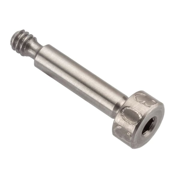 Self-Locking Shoulder Screws, 3A Thr Sz, 7/8 Thr Lg, 1 in Shoulder Lg, 18-8 Stainless Steel
