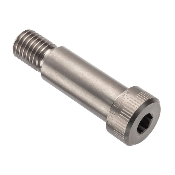 Shoulder Screw, 3A Thr Sz, 7/8 Thr Lg, 1-3/4 in Shoulder Lg, 18-8 Stainless Steel