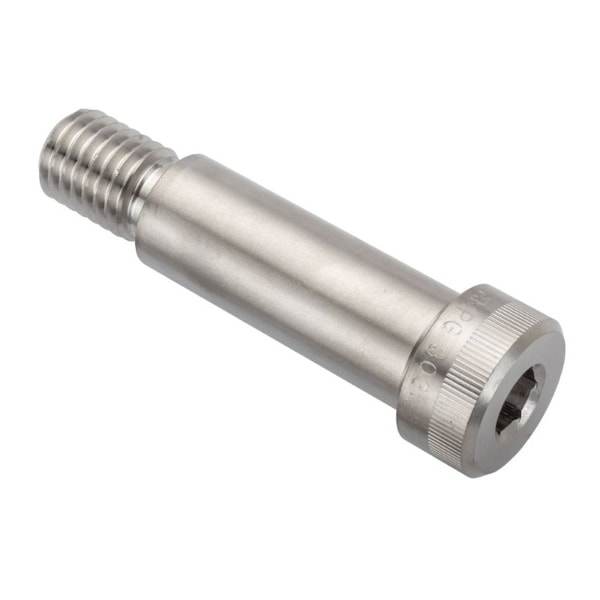 Shoulder Screw, 3A Thr Sz, 7/8 Thr Lg, 2 in Shoulder Lg, 18-8 Stainless Steel