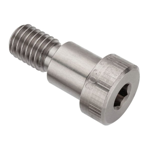 Self-Locking Shoulder Screws, 3A Thr Sz, 3/4 Thr Lg, 1-1/2 in Shoulder Lg, 18-8 Stainless Steel
