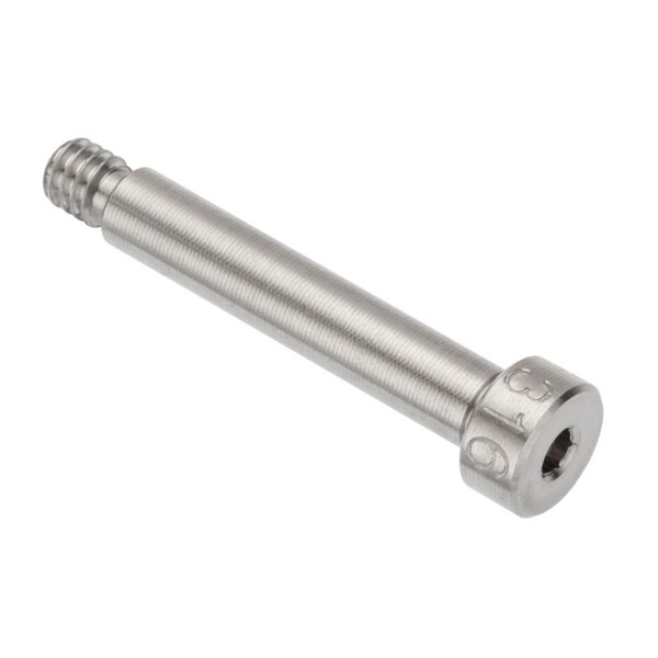 Self-Locking Shoulder Screws, 3A Thr Sz, 7/8 Thr Lg, 1 in Shoulder Lg, 316 Stainless Steel