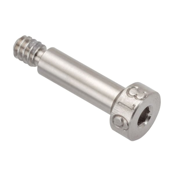 Self-Locking Shoulder Screws, 3A Thr Sz, 3/16 Thr Lg, 1 in Shoulder Lg, 316 Stainless Steel