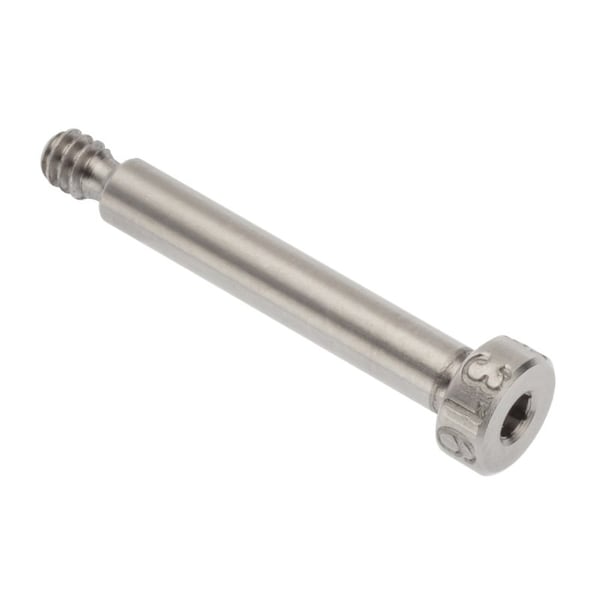 Shoulder Screw, 3A Thr Sz, 3/16 Thr Lg, 15/16 in Shoulder Lg, 316 Stainless Steel