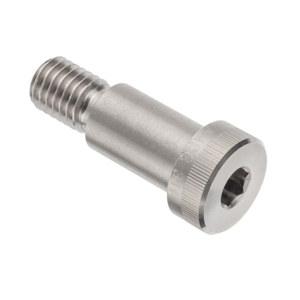Shoulder Screw, 3A Thr Sz, 3/4 Thr Lg, 1 in Shoulder Lg, 316 Stainless Steel