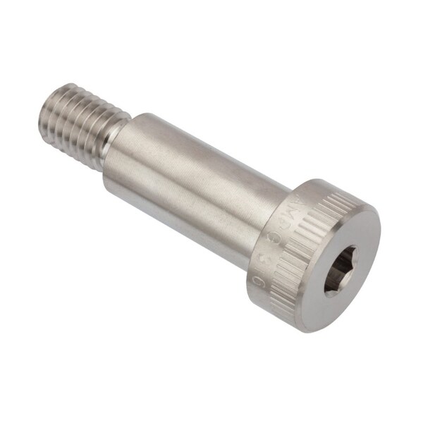 Shoulder Screw, M12x1.75 mm Thr Sz, 18mm Thr Lg, 35 in Shoulder Lg, 316 Stainless Steel