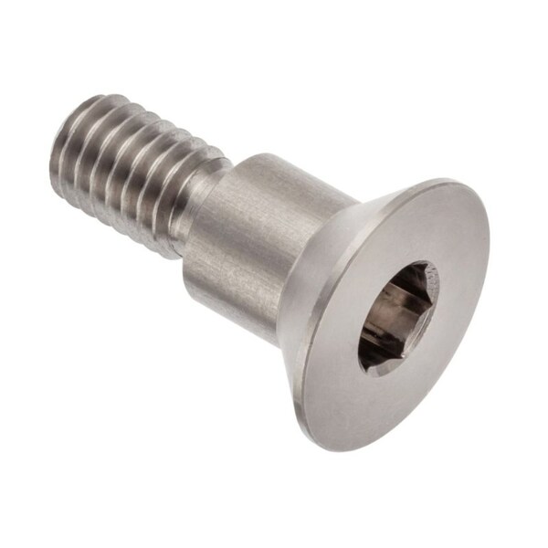 Shoulder Screw, 3/8"-16 Thr Sz, 5/8 Thr Lg, 3/8 in Shoulder Lg, 18-8 Stainless Steel