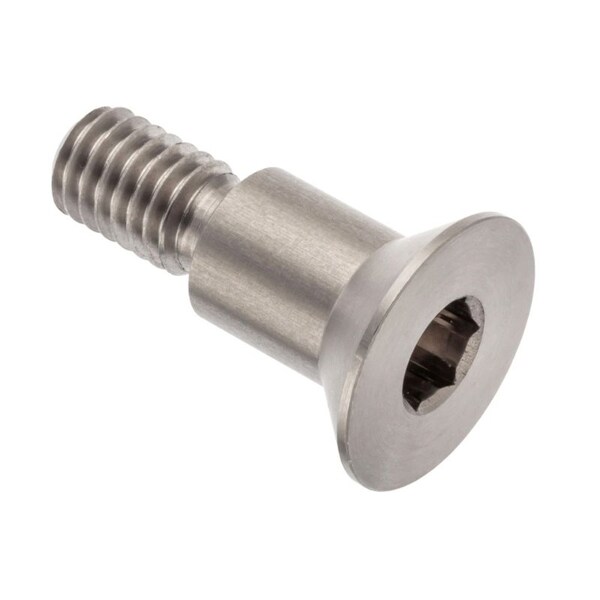Shoulder Screw, 3/8"-16 Thr Sz, 5/8 Thr Lg, 1/2 in Shoulder Lg, 18-8 Stainless Steel