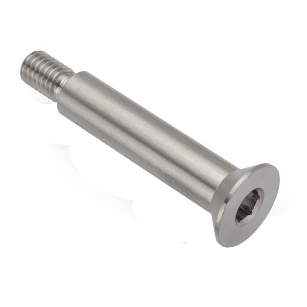 Shoulder Screw, 3/8"-16 Thr Sz, 5/8 Thr Lg, 2 in Shoulder Lg, 18-8 Stainless Steel