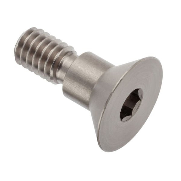 Shoulder Screw, 5/16"-18 Thr Sz, 1/2 Thr Lg, 1/4 in Shoulder Lg, 18-8 Stainless Steel