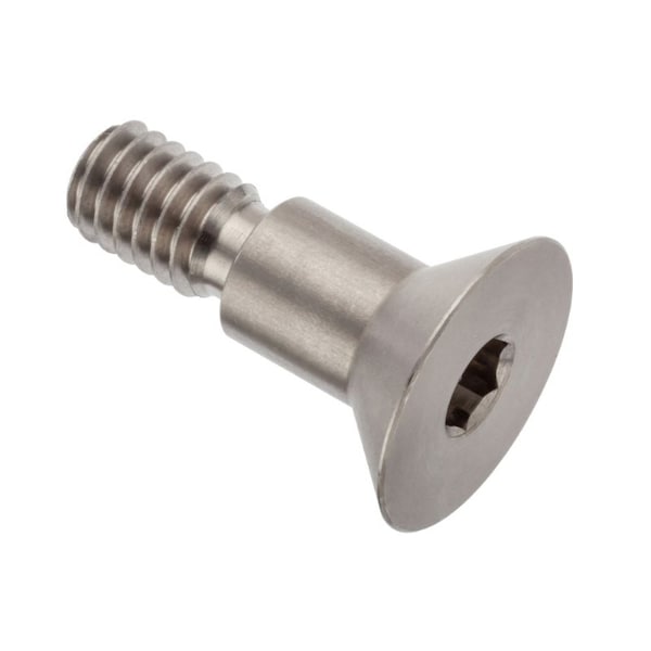 Shoulder Screw, 5/16"-18 Thr Sz, 1/2 Thr Lg, 3/8 in Shoulder Lg, 18-8 Stainless Steel