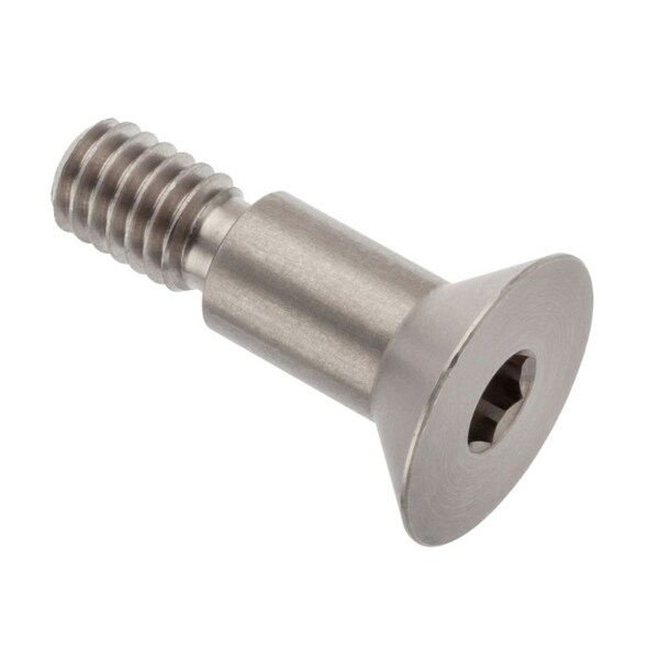 Shoulder Screw, 5/16"-18 Thr Sz, 1/2 Thr Lg, 1/2 in Shoulder Lg, 18-8 Stainless Steel