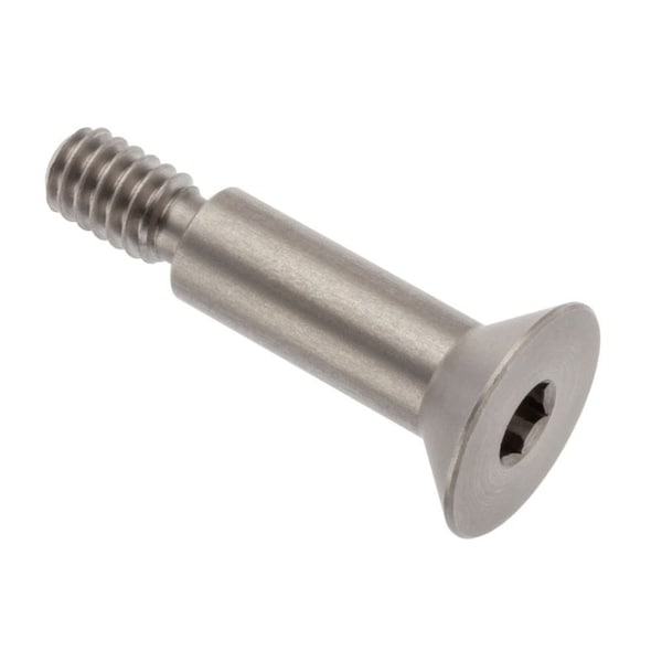 Shoulder Screw, 1/4"-20 Thr Sz, 7/16 Thr Lg, 3/4 in Shoulder Lg, 18-8 Stainless Steel