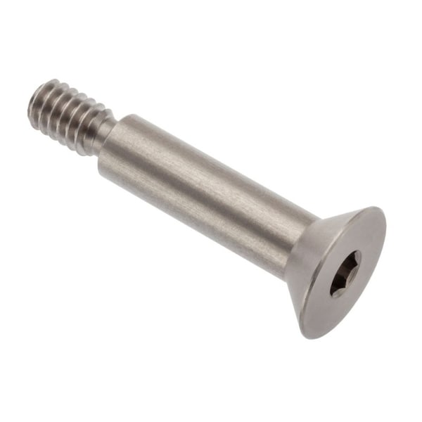 Shoulder Screw, 1/4"-20 Thr Sz, 7/16 Thr Lg, 1 in Shoulder Lg, 18-8 Stainless Steel