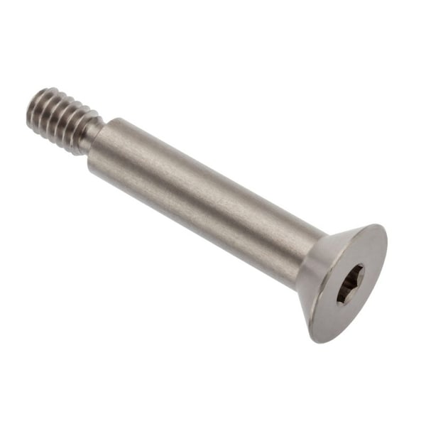 Shoulder Screw, 1/4"-20 Thr Sz, 7/16 Thr Lg, 1-1/4 in Shoulder Lg, 18-8 Stainless Steel