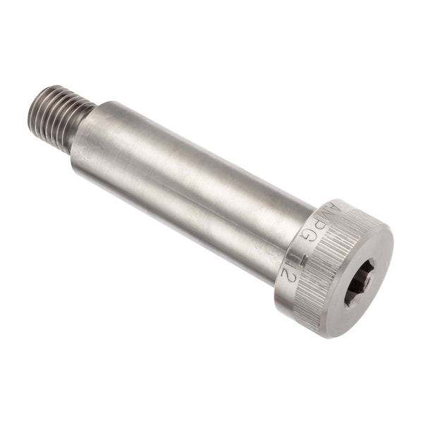 Shoulder Screw, 3A Thr Sz, 1-1/8 Thr Lg, 4 in Shoulder Lg, Titanium